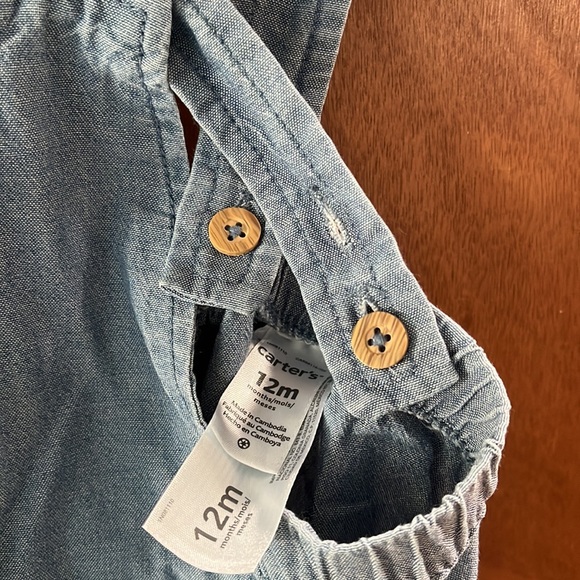 Denim bubble with adjustable straps - Picture 3 of 3